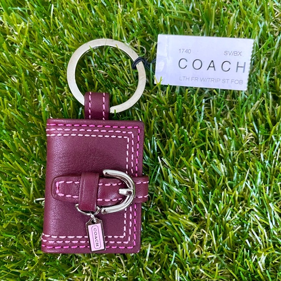 Vintage Coach Mini Photo Keychain | Brand New - Picture 1 of 10